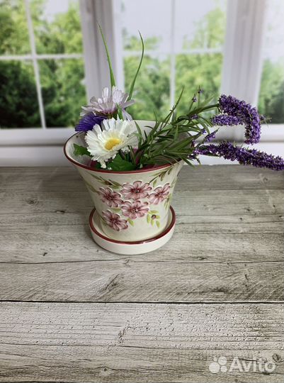 Кашпо для цветов керамика
