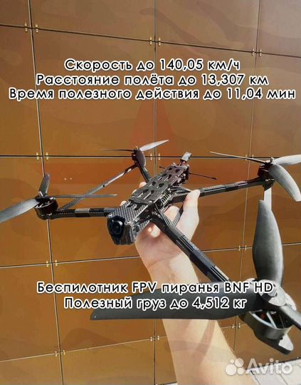 Дpон FPV Пиpанья 10 ''