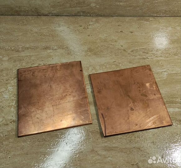 Медная полированная пластина толщина 2мм