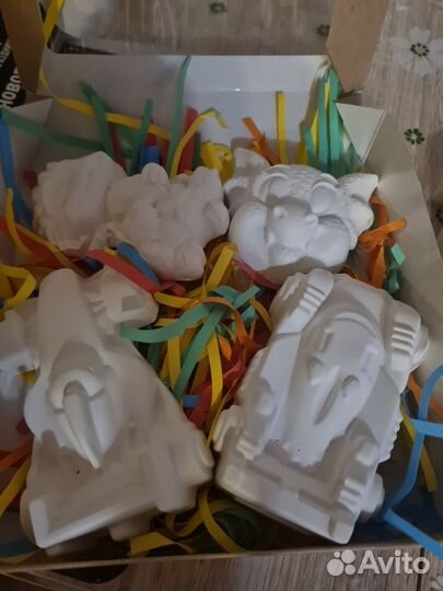 Раскраска из гипса наборами