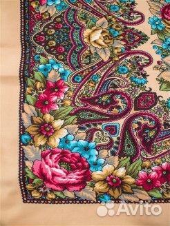 Красивейший шелковый платок 100х100