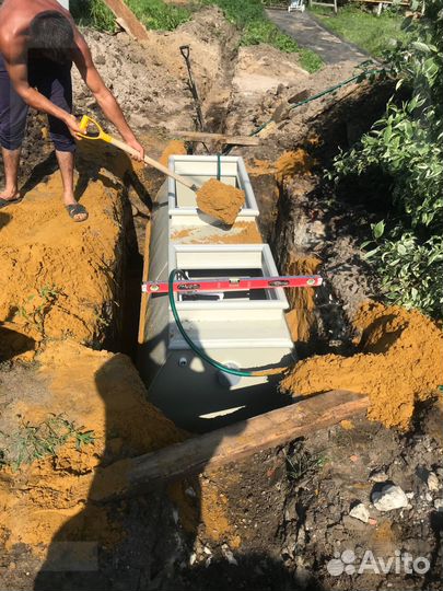 Установка автономных канализаций, септики