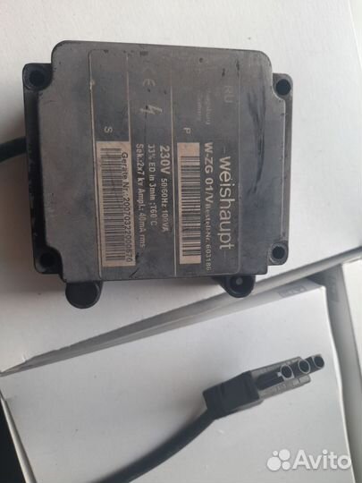 Трансформатор розжига weishaupt w-zg 01/v