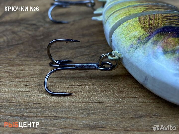 Набор воблеров на хищника : Свимбейт 3 штуки