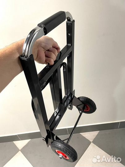 Грузовая тележка до 80кг стальная рама