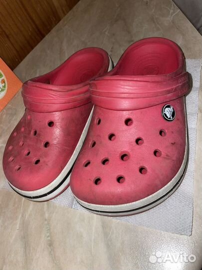 Crocs родные сабо для девочки