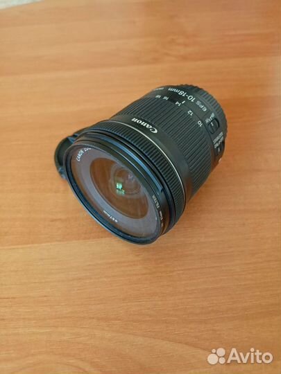 Объектив canon EF-S 10-18 mm f 4,5-5,6 IS STM