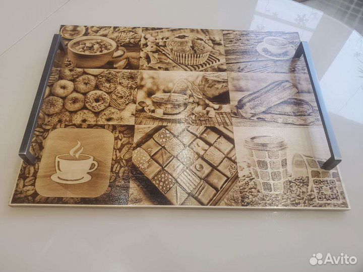 Портрет по фото на дереве (выжигание картин)