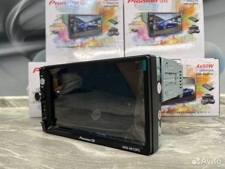 Магнитола pioneer новая 1din с Bluetooth с экраном