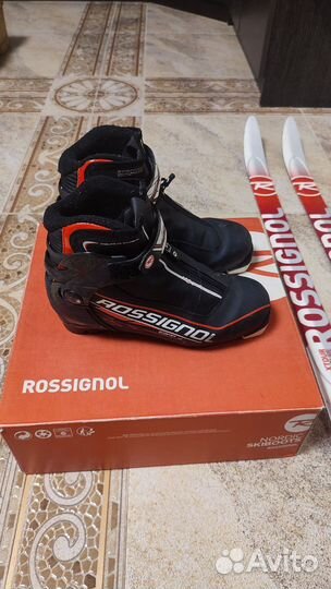 Лыжи и ботинки Rossignol