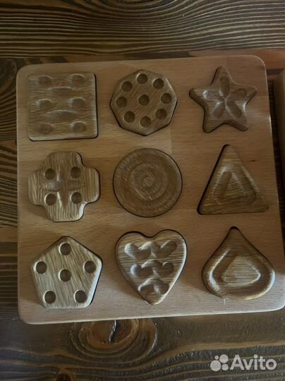 Развивающие игрушки монтессори