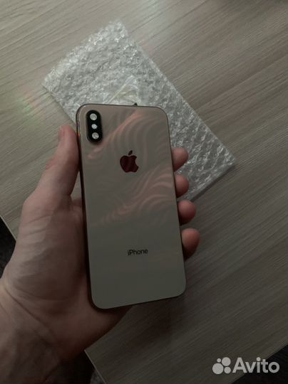 Корпус iPhone XS Gold