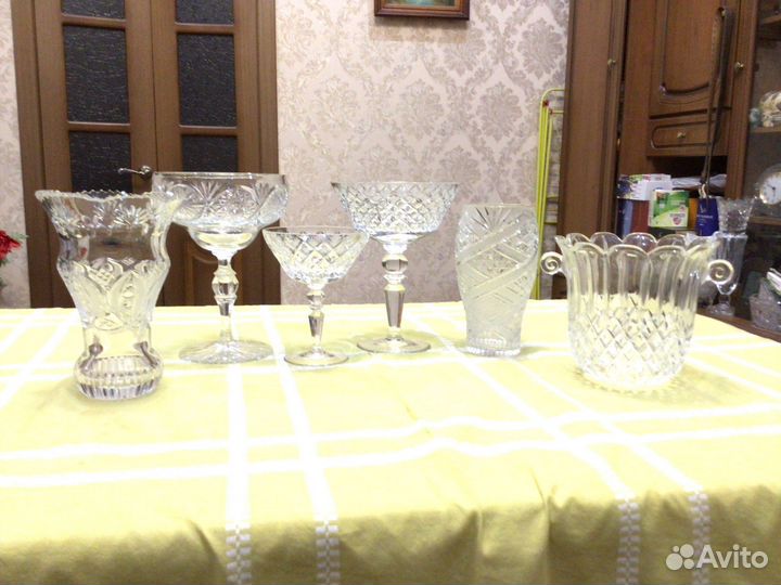 Вазы хрусталь СССР