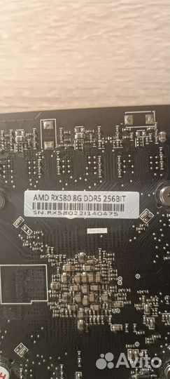 Видеокарта amd radeon rx580