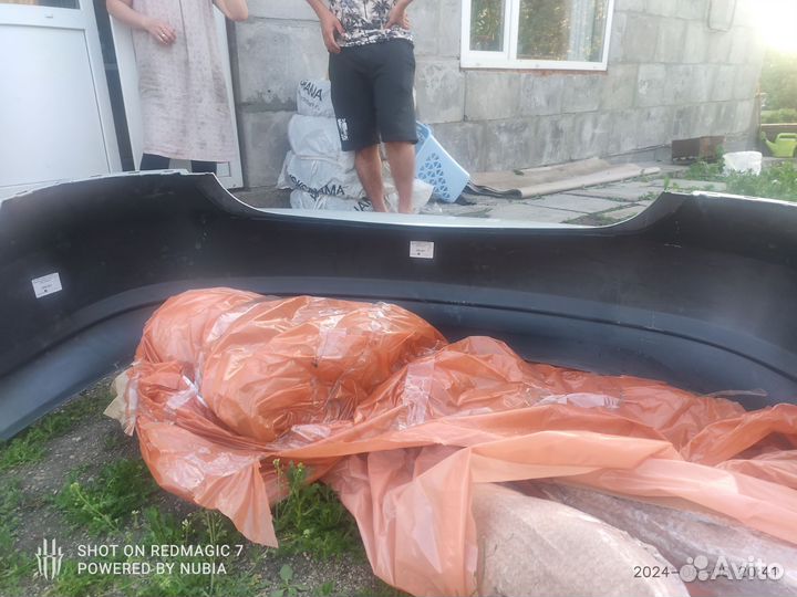 Задний бампер на volkswagen polo