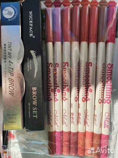 Палетки теней новая, лаки, карандаши