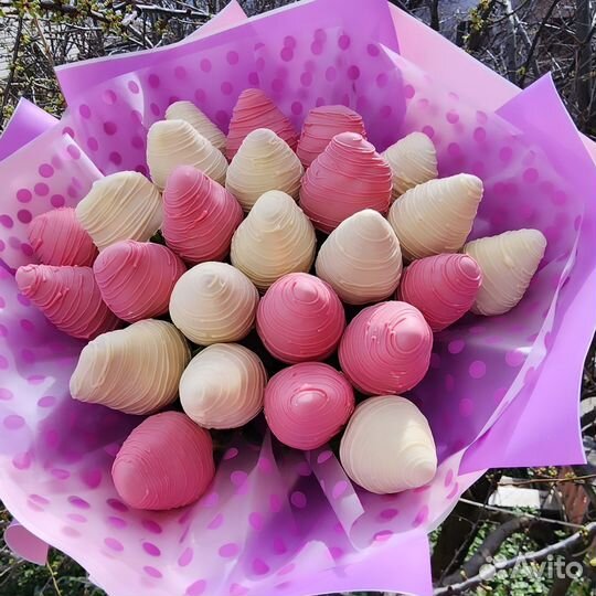 Букет из клубники в шоколаде