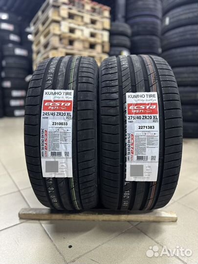 Kumho Ecsta PS71 SUV 245/45 R20 и 275/40 R20 106Y