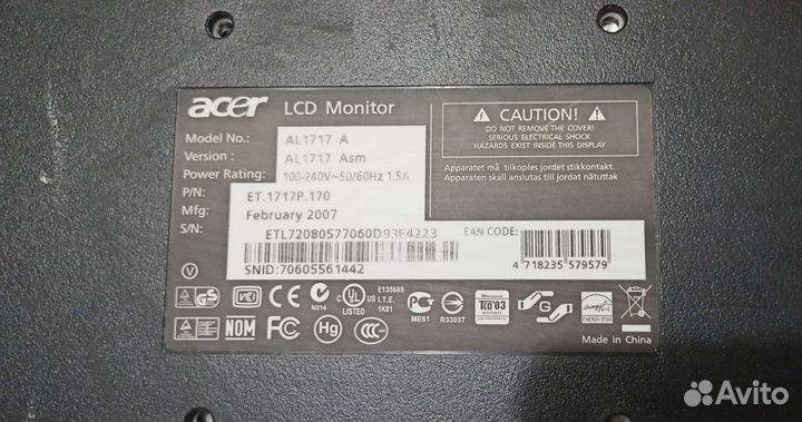 Монитор Acer