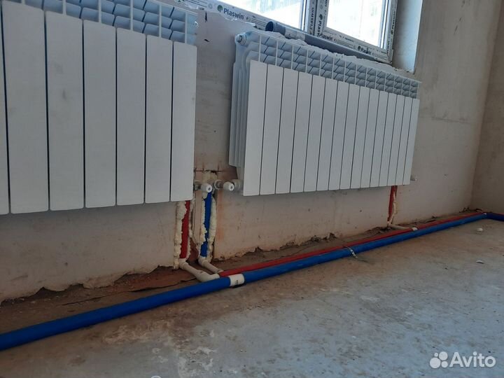 Монтаж отопление водоснабжение