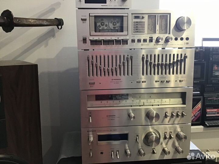 Стойка pioneer блочная голубая серия