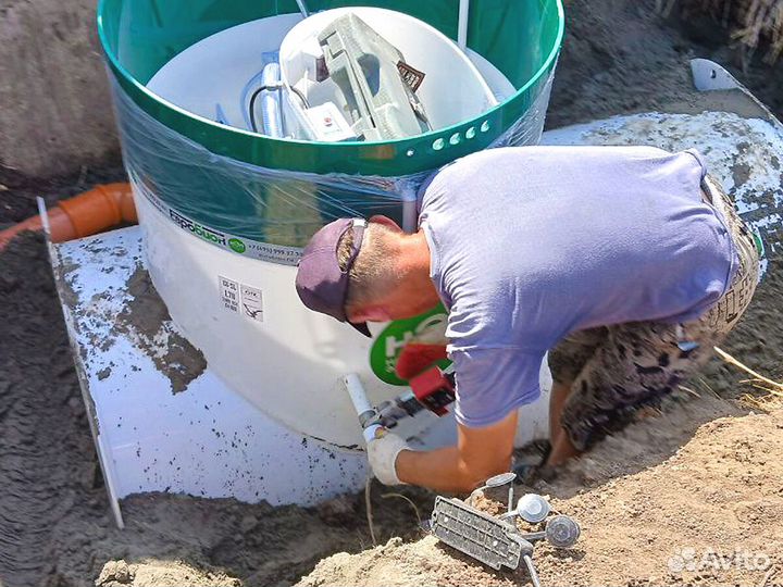 Установка септика под ключ