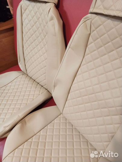 Чехлы на Фольцваген Поло 2010г экокожа