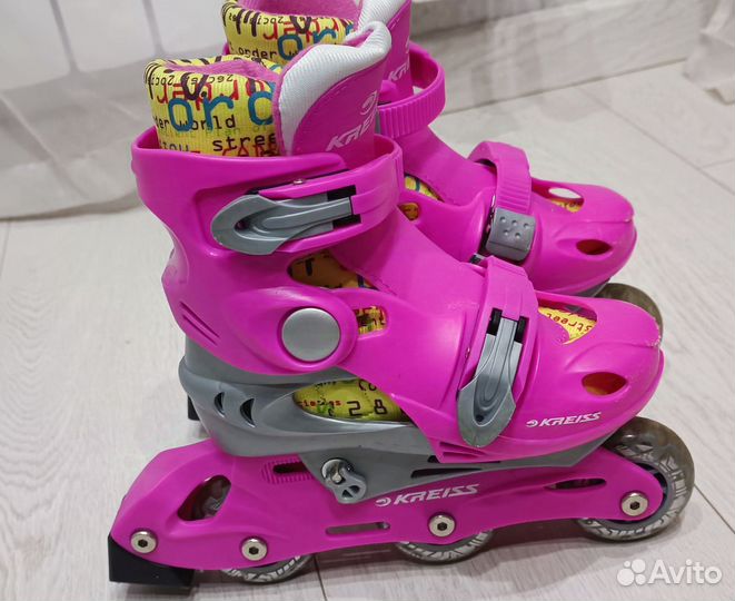 Роликовые коньки детские раздвижные