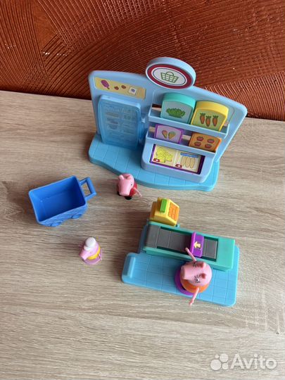 Игрушка Свинка пеппа, Джордж и мама в магазине