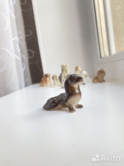 Фарфоровая статуэтка такса ифз/лфз