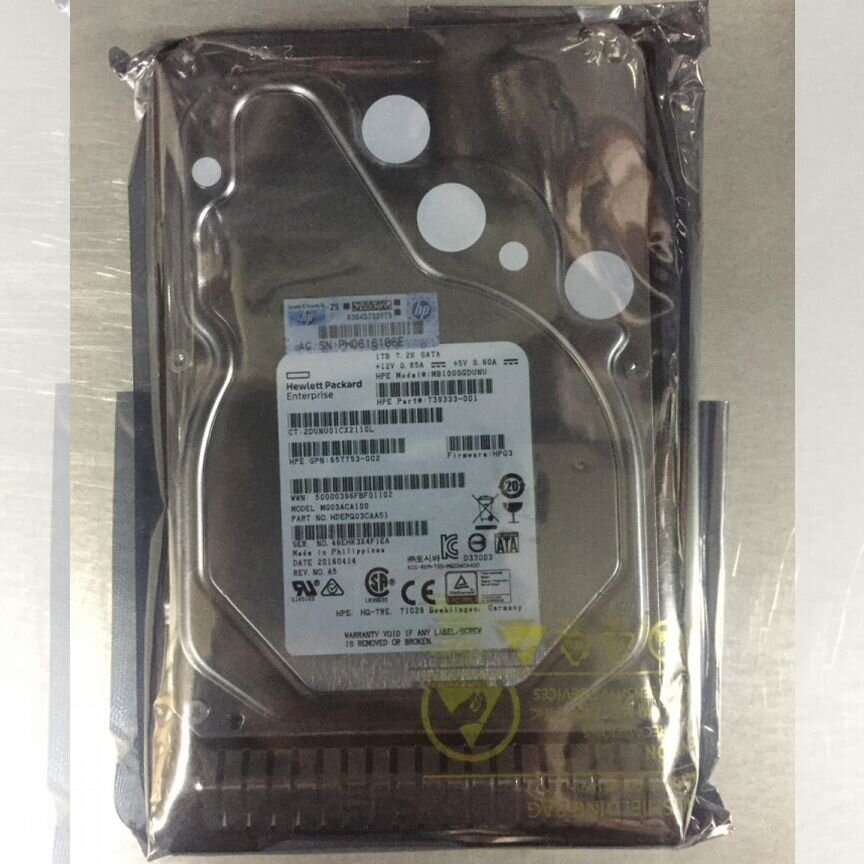 [657739-001] Жесткий Диск Hp 1tb Sata3.5" 657739-001