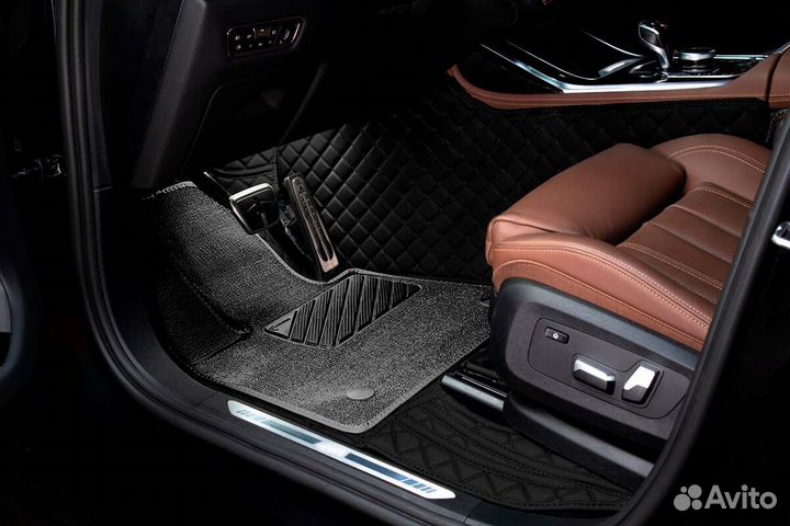 3D Коврики Mercedes из Экокожи