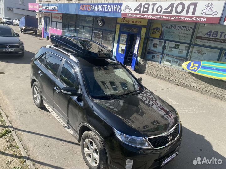 Бокс на крышу LUX major черный глянцевый 460L