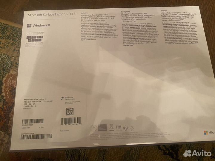 Microsoft surface laptop 5 новый