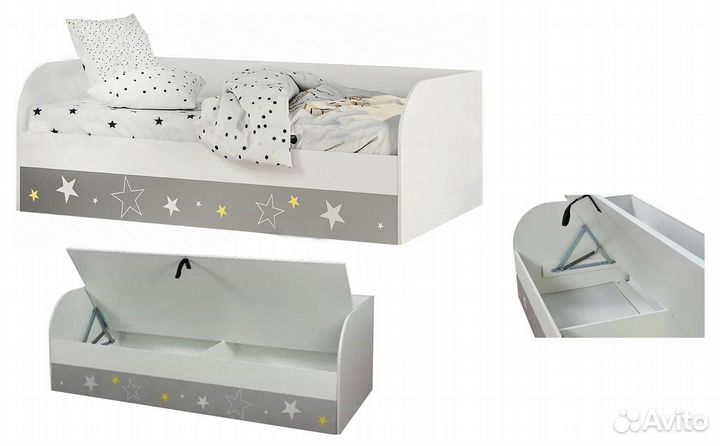 Кровать с подъемным механизмом трио