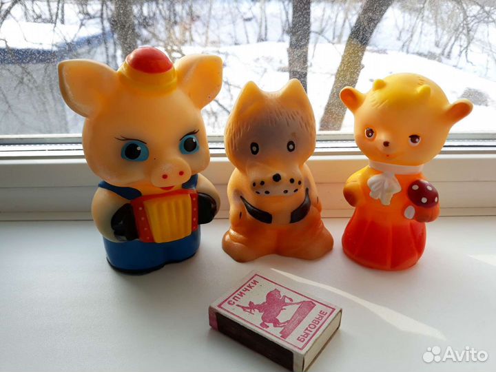 Резиновые игрушки СССР