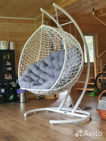 Кресло подвесное двухместное для дачи