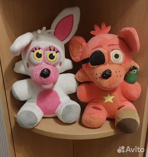 Мягкие игрушки фнаф - мангл, фокси