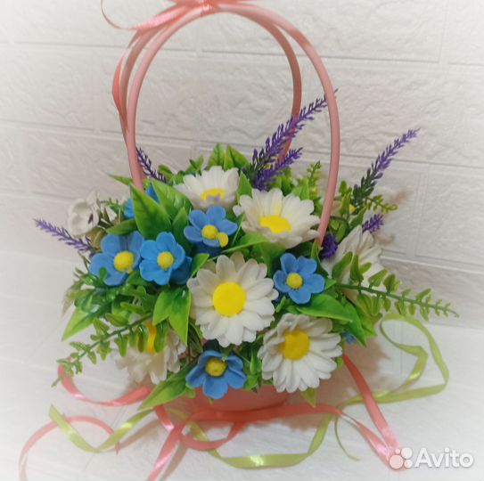 Букет из мыла ручной работы