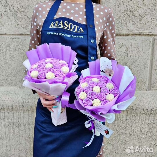 Букет из шоколадных роз / цветы из шоколада