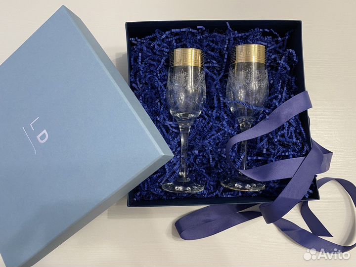 Новые бокалы в подарочной коробке Lina Delika