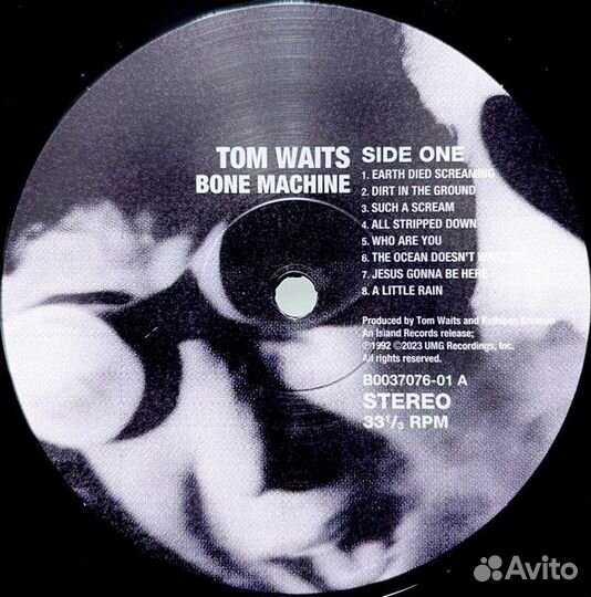 Tom Waits – Bone Machine, LP US 2023 (1992) Новый