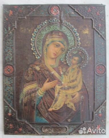 Тихвинская божья матерь до 1917 года печать благ