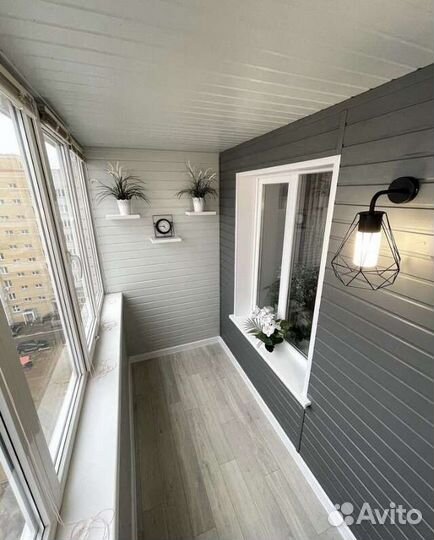 Ремонт и отделка балконов и лоджий, остекление