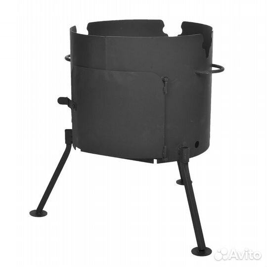 Печь под казан с дверцей 320 мм., сталь 2 мм