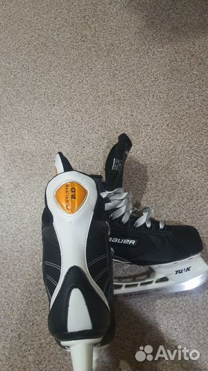 Хоккейные коньки bauer 37.5 хоккйные