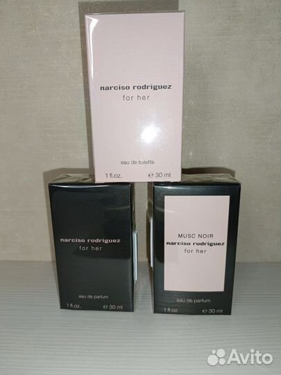 Narciso Rodriguez For her, Musc noir, Ambrée