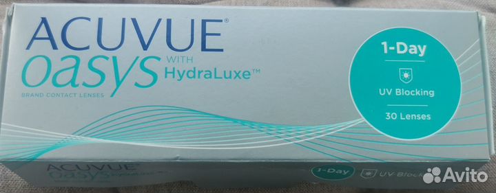 Линзы контактные Acuvue Oasys 1-Day with HydraLuxe