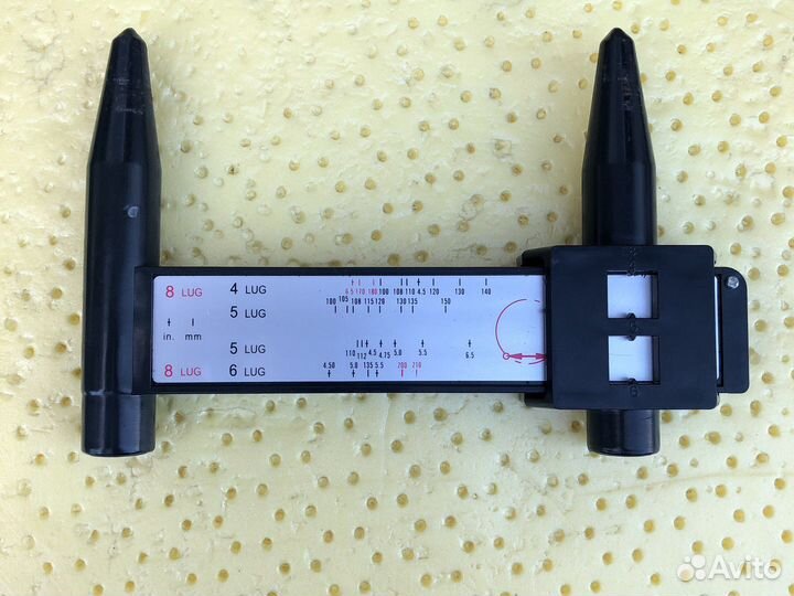 PCD линейка для измерения сверловки для дисков