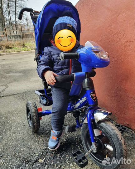 Велосипед коляска с ручкой